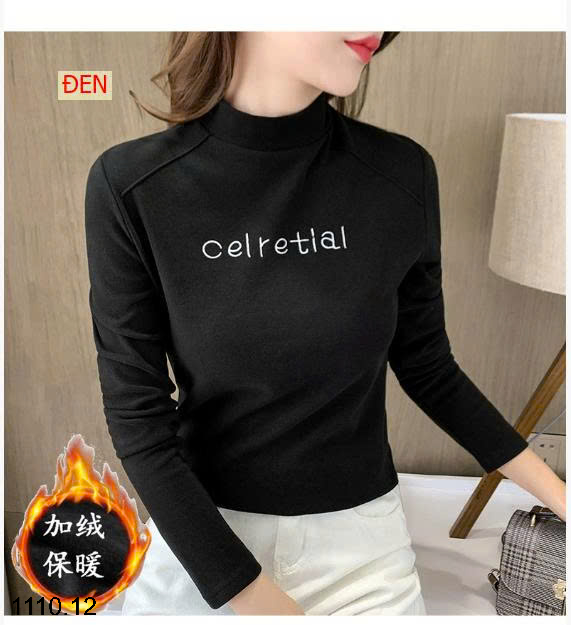 26HA1110.12 - SET 2 ÁO NỈ CỔ LỌ CHO NỮ