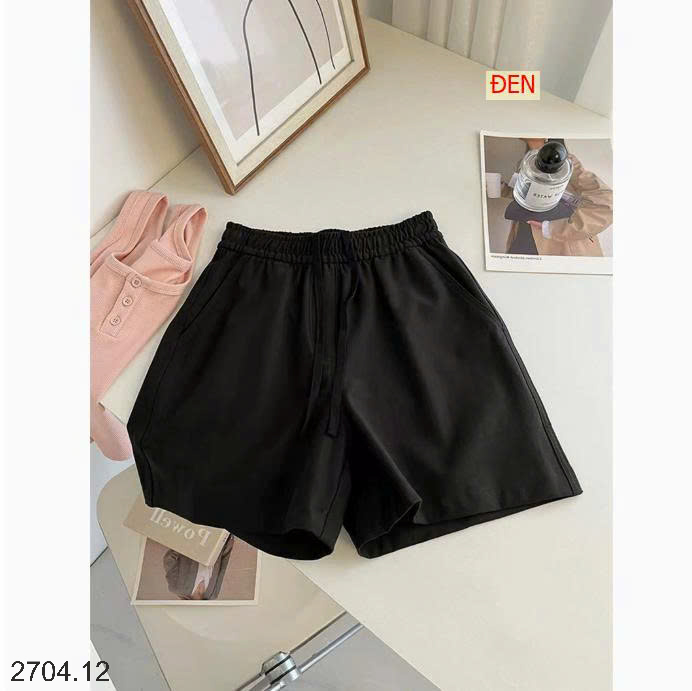 26HA2704.12 - SHORT JEAN CẠP CHUN CHO NỮ
