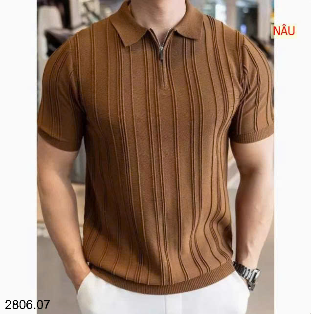 26HA2806.07 - ÁO CỘC TAY DỆT KIM NAM