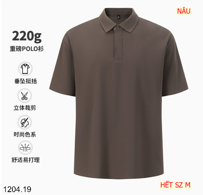26HA1204.19 - ÁO POLO NAM