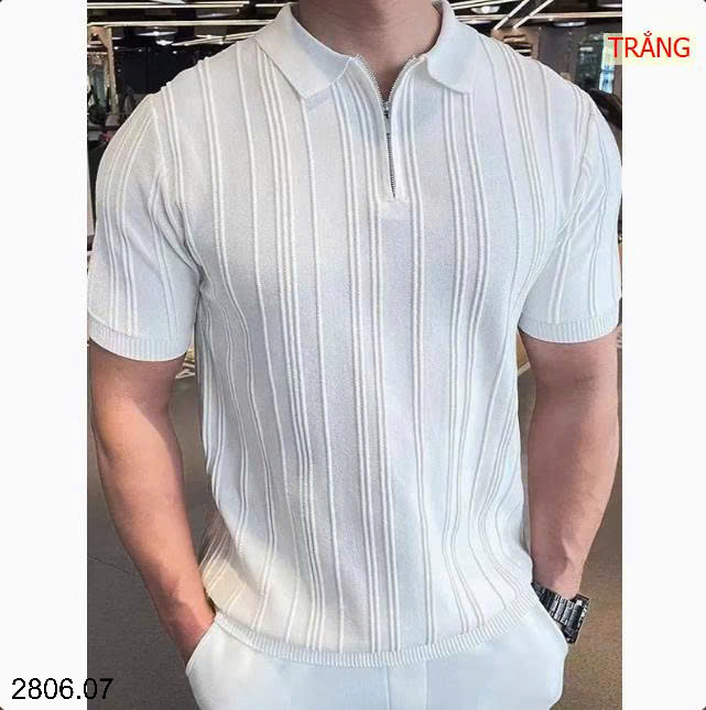 26HA2806.07 - ÁO CỘC TAY DỆT KIM NAM