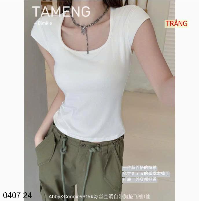 26HA0407.24 - ÁO THUN KÈM BRA CHO NỮ