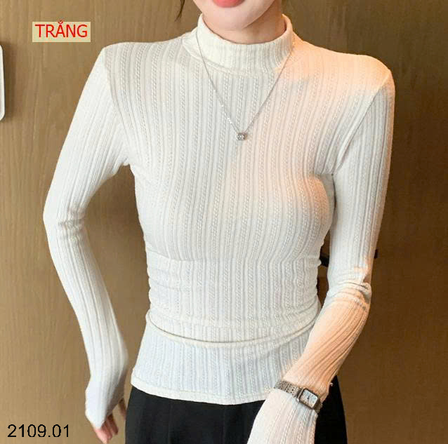 26HA2109.01 - ÁO GIỮ NHIỆT DỆT KIM MỎNG