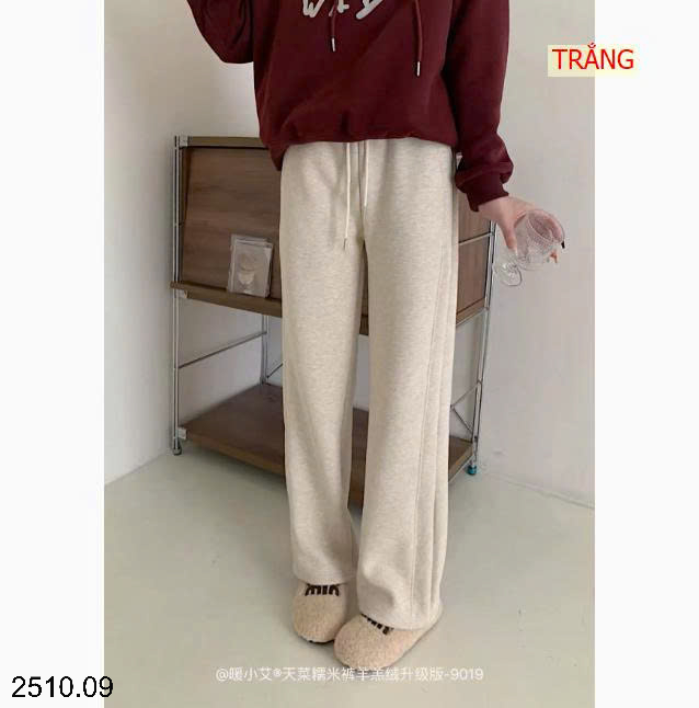 26HA2510.09 - QUẦN ỐNG RỘNG LÓT LÔNG