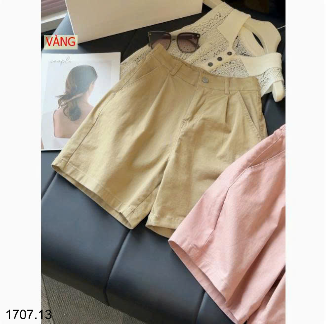 26HA1707.13 - QUẦN SHORT NỮ CẠP CAO DÁNG ÔM ANNA