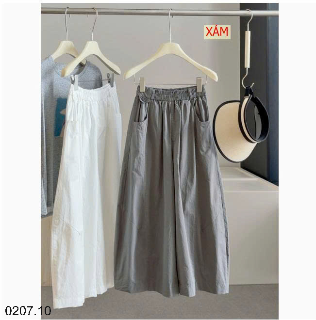 26HA0207.10 - QUẦN ỐNG RỘNG CẠP CHUN ANNA