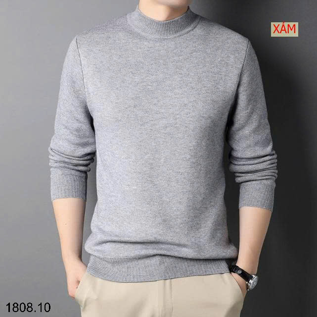 26HA1808.10 - GOM SALE ÁO LEN NAM CỔ 3 PHÂN