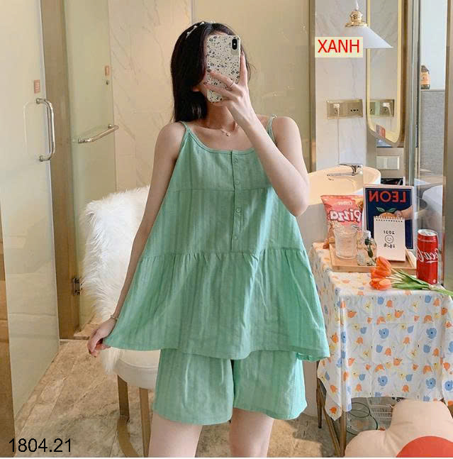 26HA1804.21 - BỘ NỮ 2 DÂY MẶC NHÀ
