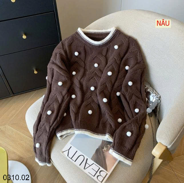 26HA0310.02 - ÁO LEN BI NỔI SIÊU XINH CHO NỮ