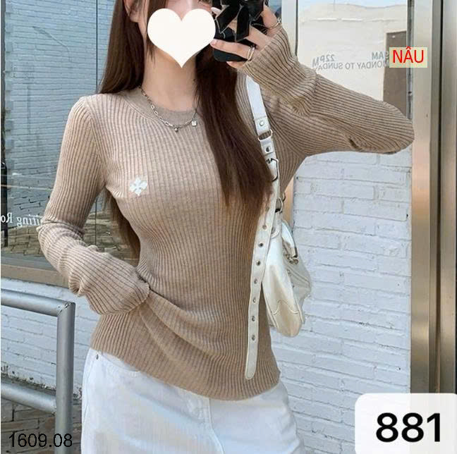 26HA1609.08 - ÁO LEN TĂM BODY CỔ TRÒN