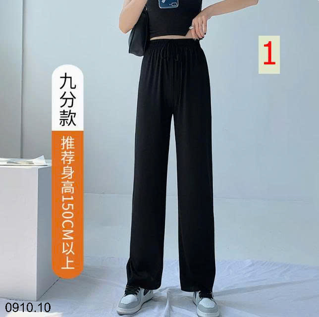 26HA0910.10 - QUẦN ỐNG RỘNG LỤA BĂNG CHO NỮ