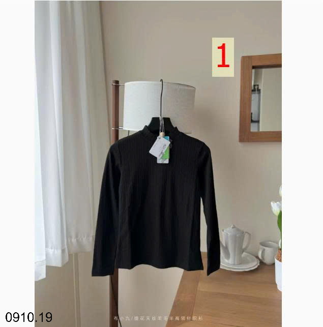 26HA0910.19 - ÁO LEN CỔ 3 PHÂN HÃNG BU XIAOJIU