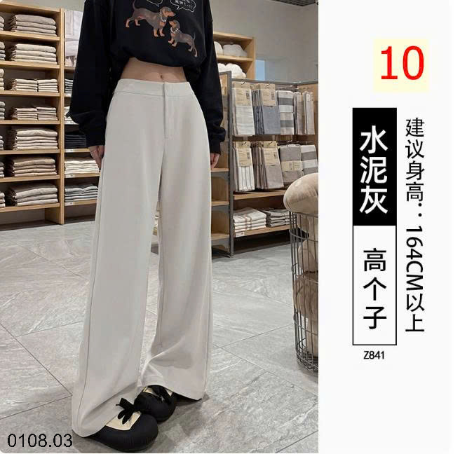 26HA0108.03 - QUẦN ỐNG ĐỨNG DÁNG XUÔNG
