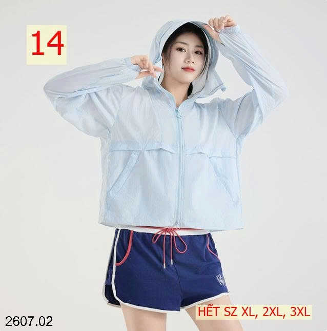 26HA2607.02 - ÁO KHOÁC MỎNG CHỐNG NẮNG CHO NỮ