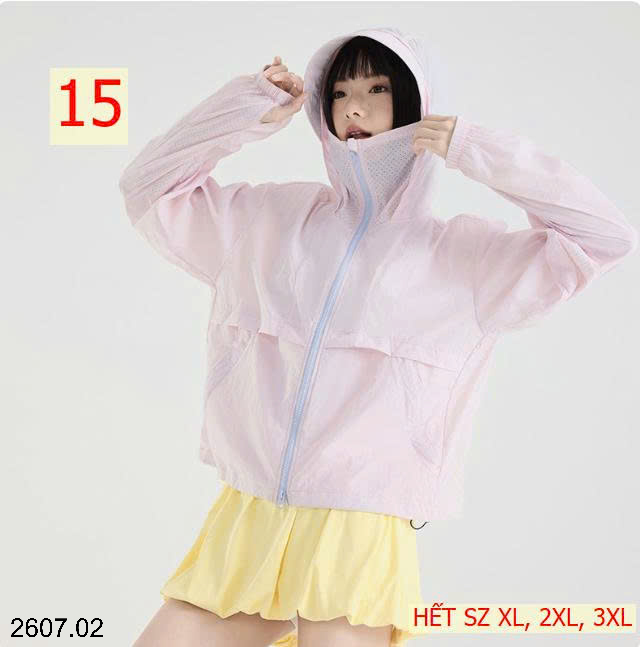 26HA2607.02 - ÁO KHOÁC MỎNG CHỐNG NẮNG CHO NỮ