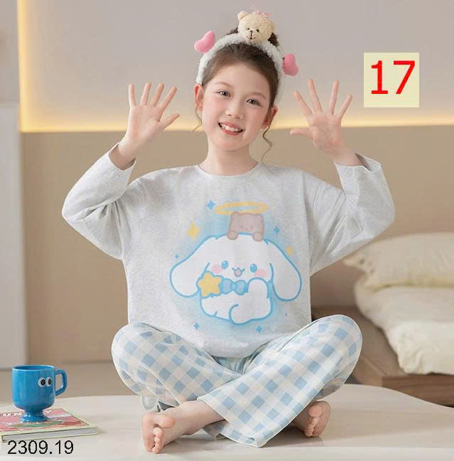 26HA2309.19 - BỘ MẶC NHÀ COTTON QUẢNG CHÂU MẸ CON