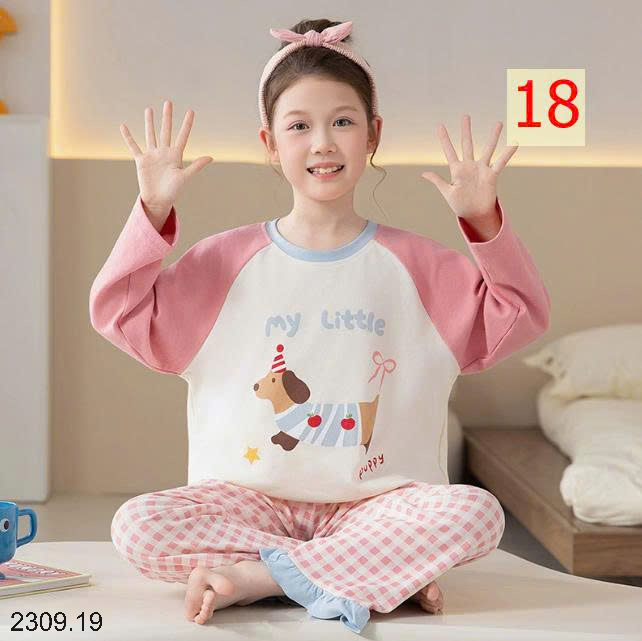 26HA2309.19 - BỘ MẶC NHÀ COTTON QUẢNG CHÂU MẸ CON