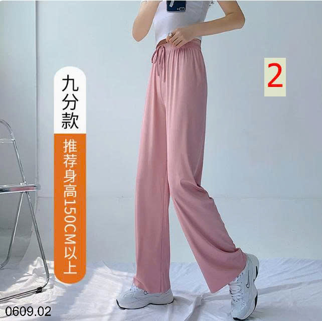 26HA0609.02 - QUẦN ỐNG RỘNG LỤA BĂNG CHO NỮ