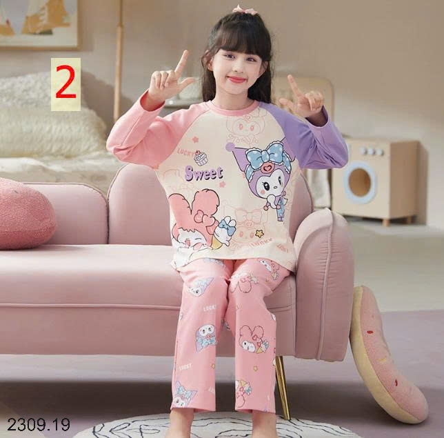 26HA2309.19 - BỘ MẶC NHÀ COTTON QUẢNG CHÂU MẸ CON