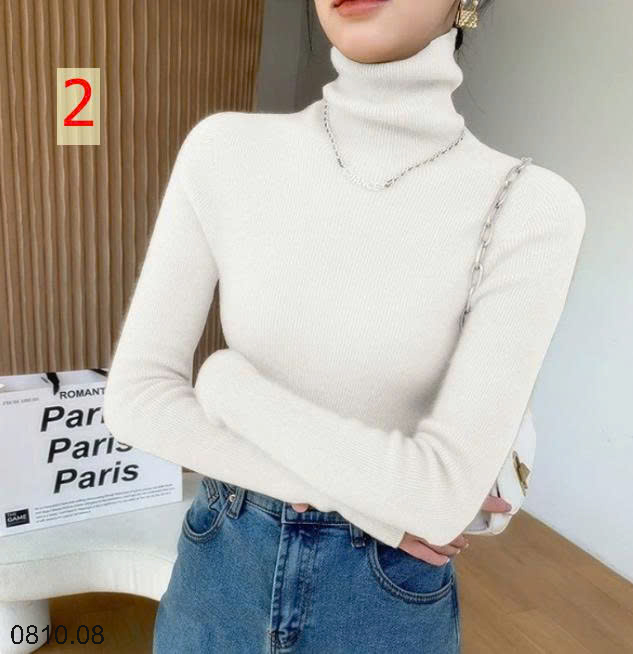 26HA0810.08 - ÁO LEN CAO CỔ CHO NỮ