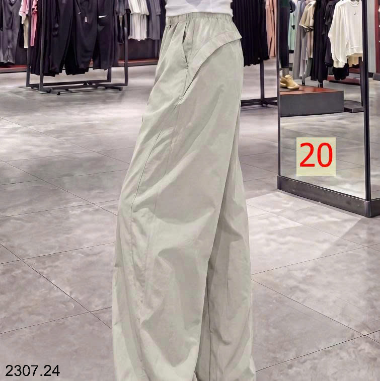 26HA2307.24 - QUẦN GIÓ ỐNG RỘNG NỮ
