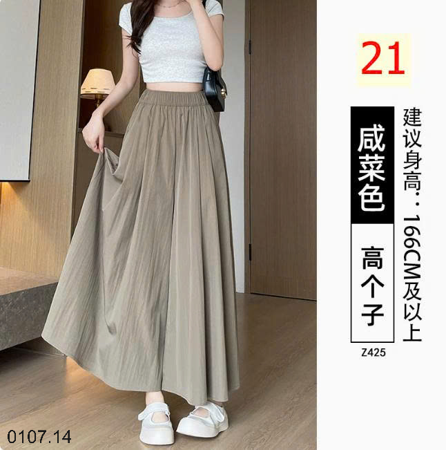 26HA0107.14 - QUẦN GIẢ VÁY YAMAMOTO ỐNG RỘNG