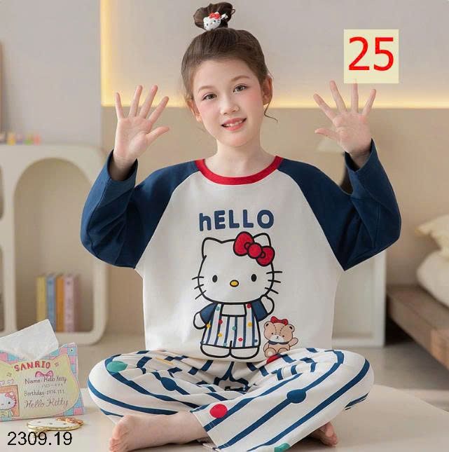 26HA2309.19 - BỘ MẶC NHÀ COTTON QUẢNG CHÂU MẸ CON