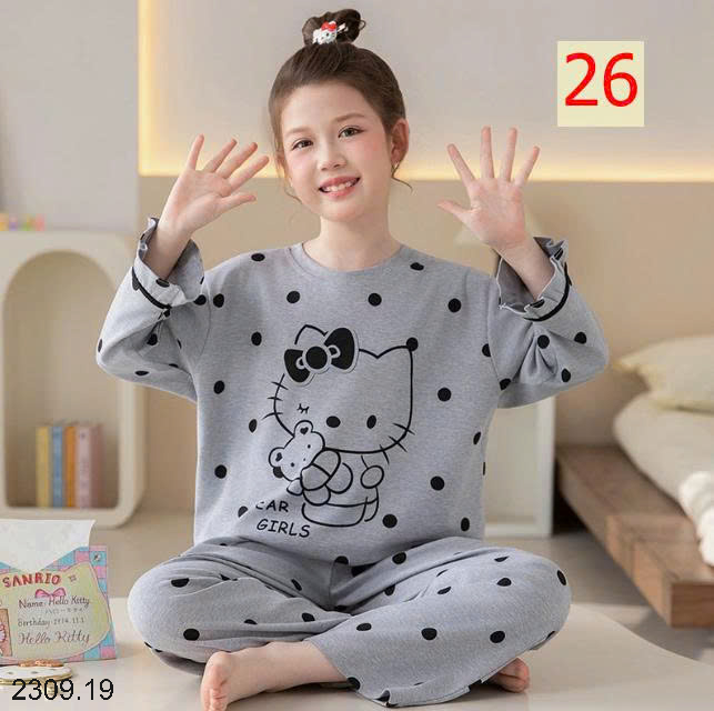26HA2309.19 - BỘ MẶC NHÀ COTTON QUẢNG CHÂU MẸ CON