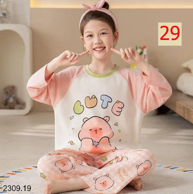 26HA2309.19 - BỘ MẶC NHÀ COTTON QUẢNG CHÂU MẸ CON