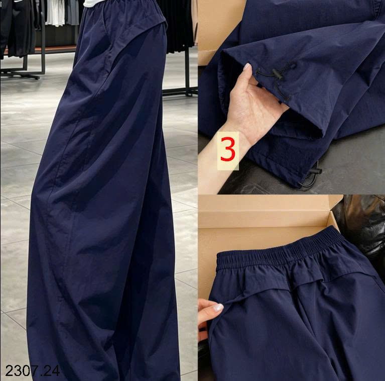 26HA2307.24 - QUẦN GIÓ ỐNG RỘNG NỮ
