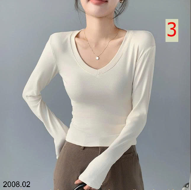 26HA2008.02 - ÁO THUN NỮ CỔ V