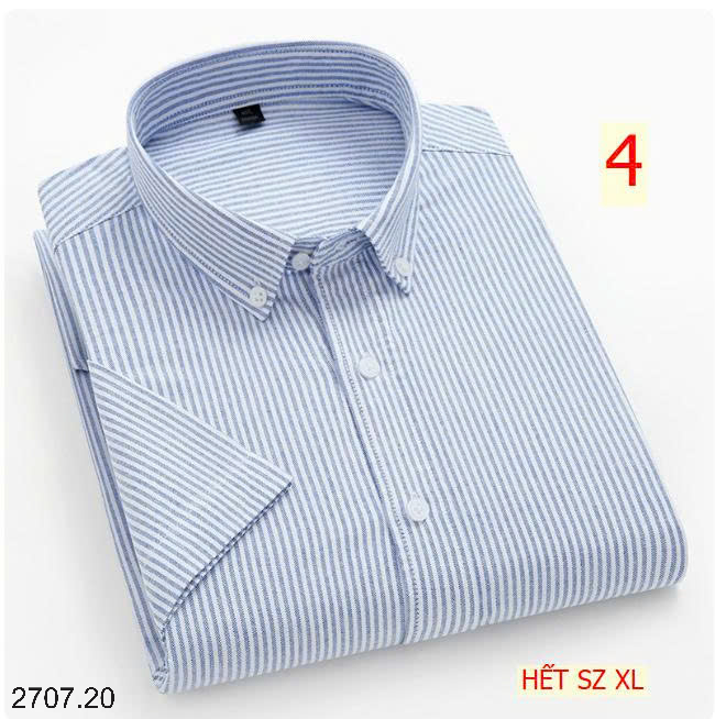26HA2707.20 - ÁO SƠ MI KẺ NGẮN TAY CHO NAM
