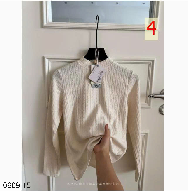 26HA0609.15 - ÁO LEN CỔ 3 PHÂN HÃNG BU XIAOJIU