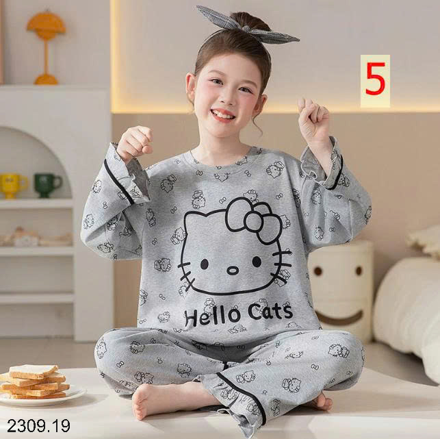 26HA2309.19 - BỘ MẶC NHÀ COTTON QUẢNG CHÂU MẸ CON