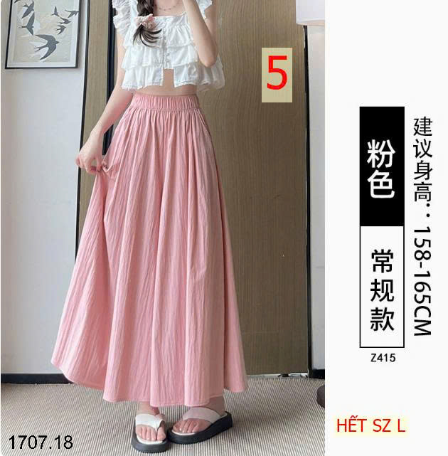 26HA1707.18 - QUẦN ỐNG RỘNG DÁNG VÁY YAMAMOTO