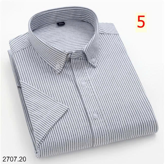 26HA2707.20 - ÁO SƠ MI KẺ NGẮN TAY CHO NAM