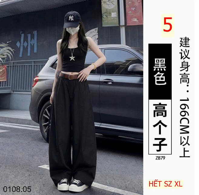26HA0108.05 - QUẦN ỐNG RỘNG CẠP CHUN