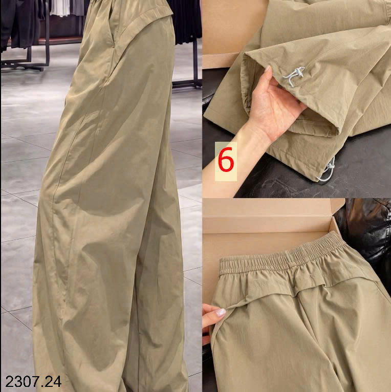 26HA2307.24 - QUẦN GIÓ ỐNG RỘNG NỮ