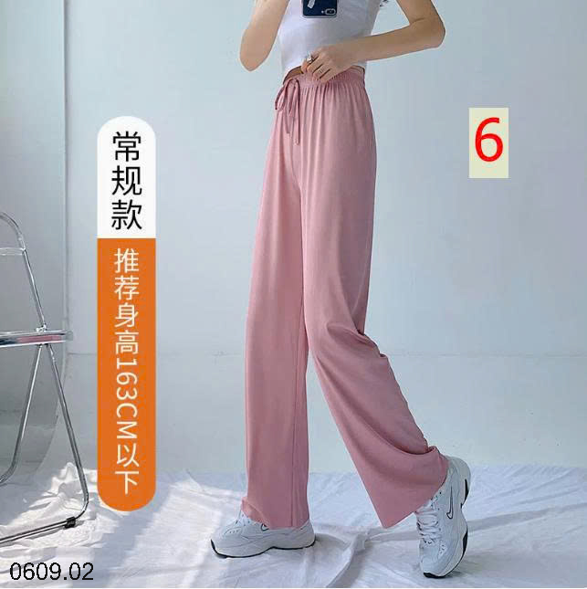 26HA0609.02 - QUẦN ỐNG RỘNG LỤA BĂNG CHO NỮ