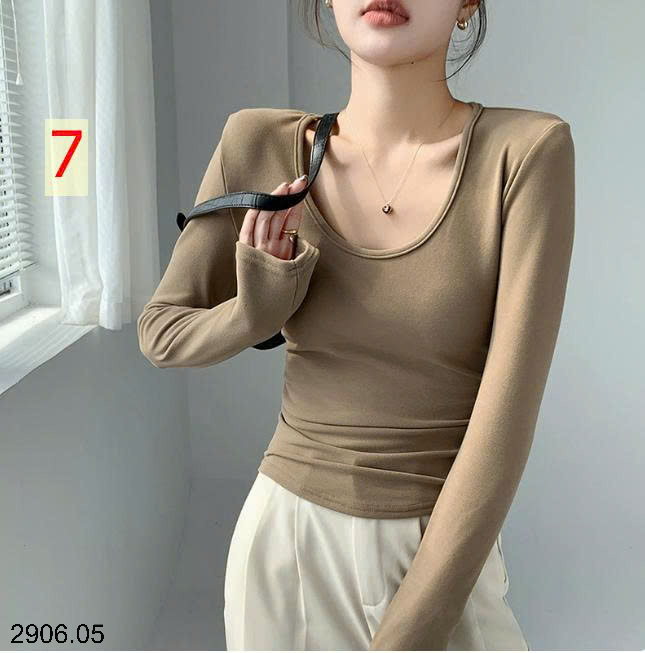 26HA2906.05 - ÁO THUN TRỄ CỔ CHO NỮ
