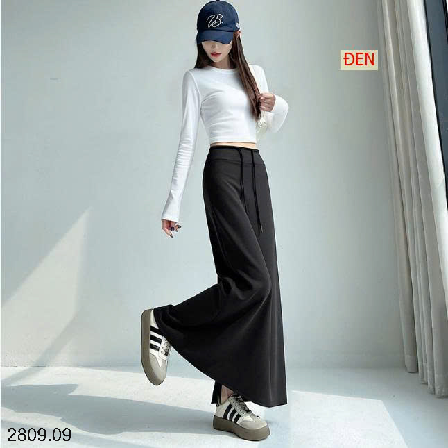 26HA2809.09 - CHÂN VÁY MIDI THỂ THAO DÁNG DÀI