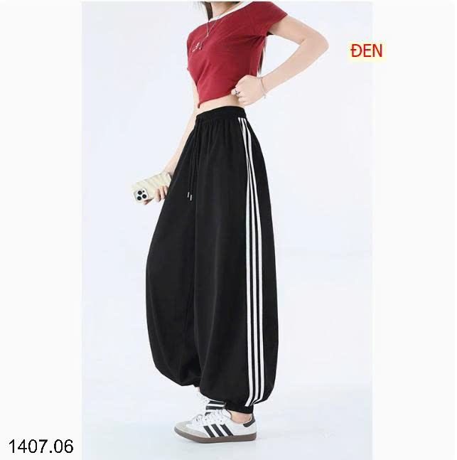 26HA1407.06 - QUẦN JOGGER KẺ SỌC KIỂU MỸ
