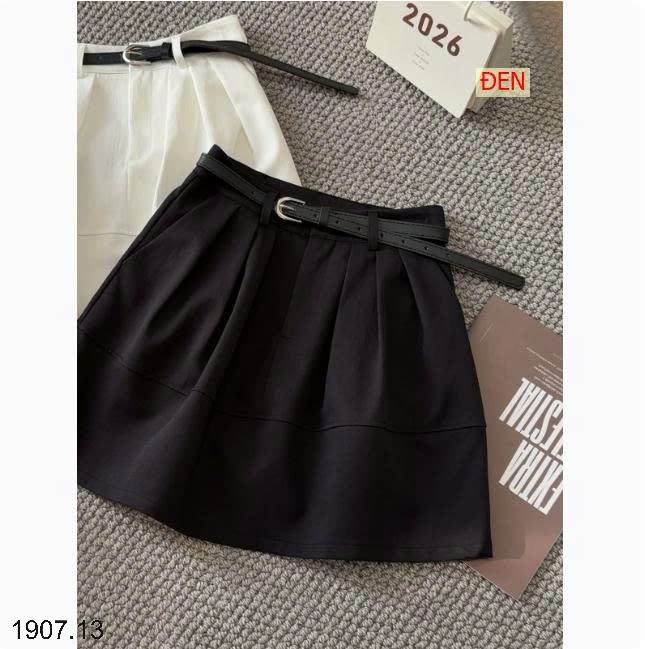 26HA1907.13 - CHÂN VÁY MIDI ANNA TỐI GIẢN KIỂU HÀN