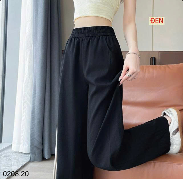 26HA0208.20 - QUẦN ỐNG RỘNG CẠP CHUN NỮ