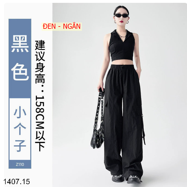 26HA1407.15 - QUẦN GIÓ THỂ THAO TÚI HỘP CHO NỮ
