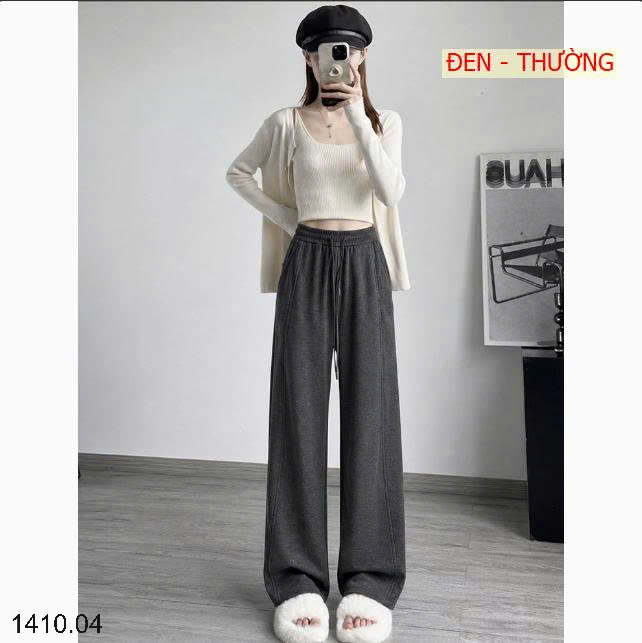 26HA1410.04 - QUẦN NỈ NỮ ỐNG RỘNG