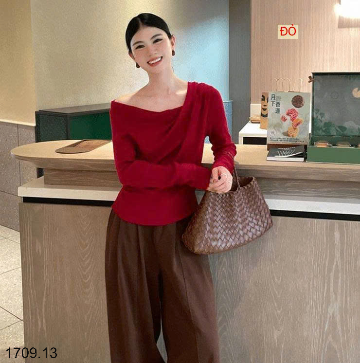 26HA1709.13 - ÁO LEN CỔ ĐIỆU ĐÀ CHO NỮ