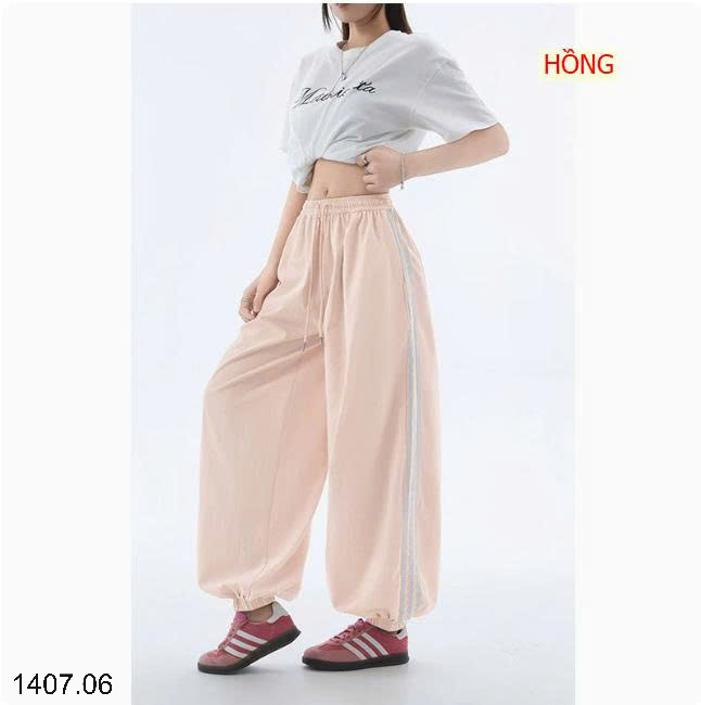 26HA1407.06 - QUẦN JOGGER KẺ SỌC KIỂU MỸ