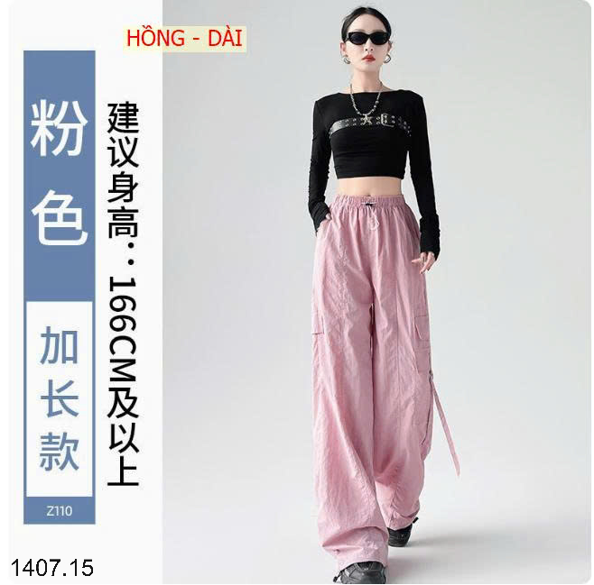 26HA1407.15 - QUẦN GIÓ THỂ THAO TÚI HỘP CHO NỮ