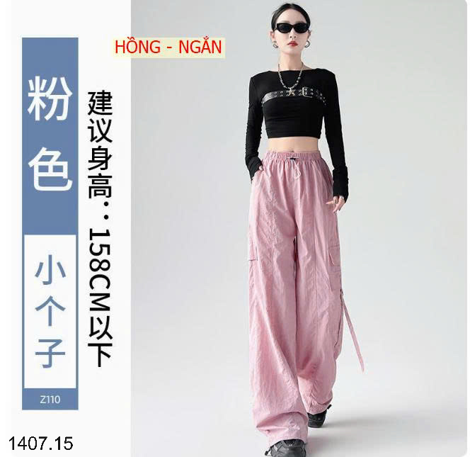 26HA1407.15 - QUẦN GIÓ THỂ THAO TÚI HỘP CHO NỮ